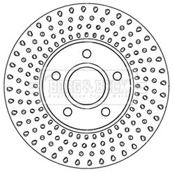 BORG & BECK Тормозной диск BBD5304